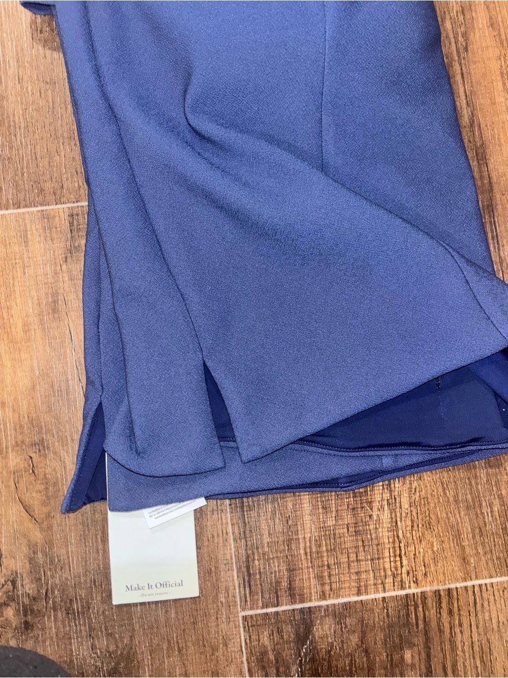 Ambercrombie & Finch Bra Free Navy Blue Elevated Basic Tube Top XL NWT - Picture 7 of 7